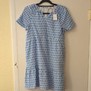 Vineyard Vines Blue and White Dress